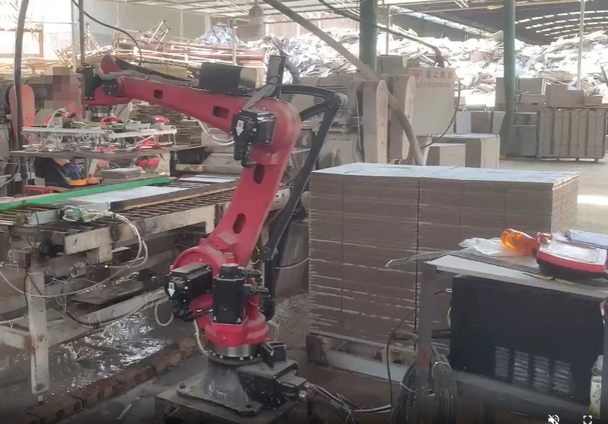 four axis packaging robot for stacking marble